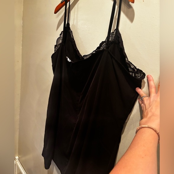 Princess Polly Black Lace Mini Dress slip short vacation fancy lace - Picture 12 of 12